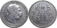 Franz Joseph I. (1848-1916) 1 Krone Wien. SELTEN! -