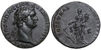 Domitian (81-96) AE As Rom, 88/89. Fortuna h&auml;lt Ruder und F&uuml;llhorn. TOP ... 519.62 US$  +  45.03 US$ shipping