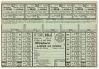 Protectorate of Bohemia and Moravia milk card 1942 AUNC 29.11 US$  +  23.29 US$ shipping