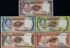 SWAZILAND 1,2,5,10,20 Emalangeni 1974 SPECIMEN UNC 173.43 US$  +  23.12 US$ shipping