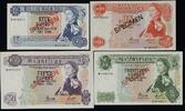 MAURITIUS 5,10,25,50 RUPEES SPECIMEN UNC 231.24 US$  +  23.12 US$ shipping