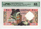 ALGERIA 10 DINARS 1964 PMG 63 462.48 US$  +  23.12 US$ shipping