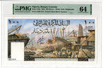 ALGERIA 100 DINARS 1964 PMG 64 508.73 US$  +  23.12 US$ shipping
