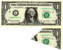 USA 1 Dollar 2003 Butterfly Cutting Error UNC 578.10 US$  +  23.12 US$ shipping