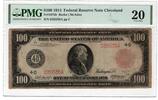 USA  100 Dollars 1914 PMG 20