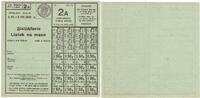 Protectorate of Bohemia and Moravia meat card 1942 AUNC 29.11 US$  +  23.29 US$ shipping
