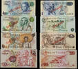 GHANA 1,2,5,10 Cedis 1976/1977 SPECIMEN UNC 115.62 US$  +  23.12 US$ shipping