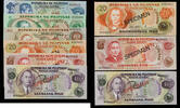 PHILIPPINES 2,5,10,20,50,100 PISO 1979 SPECIMEN UNC 196.56 US$  +  23.12 US$ shipping