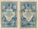 AUSTRIA 1 GULDEN = 1 FORINT 1888 IV 57.81 US$  +  23.12 US$ shipping