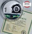 POLEN 1 Bitcoin-Cent 2014 gekapselt im Original Etui inkl. des Zertifikates Proof
