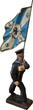Dritte Reich 1934-1939 LINEOL - Best Nr. 5/93;8/30bl Fahnenträger - 1934-1935 - 7,5cm Serie