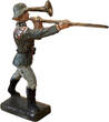 Dritte Reich  LINEOL - Best Nr. 5/55 Posaunenbläser marschierend - 1934-1939 - 7,5cm Serie