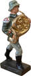 Dritte Reich  LINEOL - Best Nr. 5/47 Waldhornbläser marschierend - 1934-1939 - 7,5cm Serie