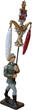 Dritte Reich  LINEOL - Best Nr. 5/57 Schellenbaumträger - 1934-1936 - 7,5cm Serie