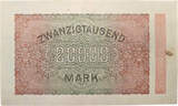 20000 Mark WEIMAR 200000 Mark 20.02.1923 KN 588063 I