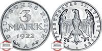 WEIMARER REPUBLIK 3 Mark J 303 - Kursmünze -