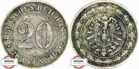 KAISERREICH 20 Pfennig J 6 - Kursmünze aus dem Kaiserreich -