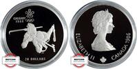 20 $ 1986 KANADA KM 147 - Oly. Winterspiele in Calgary - Biathlon - Originalbox incl. Zertifikat PP