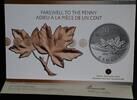 20 Dollar 2012 KANADA Farewell Penny STG