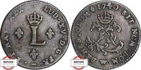 FRANKREICH 1 Sol geprägt unter Louis XV. - Sol ou billin Riom -