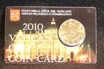 VATIKAN 50 Cent Coincard Nr. 1 -