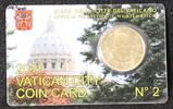 VATIKAN 50 Cent Coincard Nr. 2 -