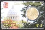 VATIKAN 50 Cent Coincard Nr. 2 -