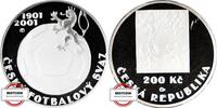 TSCHECHIEN 200 Kronen KM 52 - Fussball - im Etui / gekapselt -