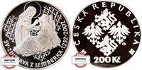 TSCHECHIEN 200 Kronen KM 55 - Zdislava - im Etui / gekapselt -