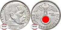 DRITTE REICH 2 Reichsmark J 366 - Paul von Hindenburg -