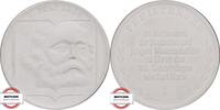  1968 DDR Medaille aus Meissen - zum 150. Geburtstag v. Karl Marx in der OVP UNC