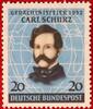 BUND 20 Pfennig Michel 155 - 100. Jahrestag der Landung von Carl Schurz in Amerika -