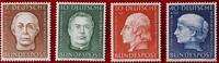 BUND 7+3/10+5/20+10/40+10 Pfennig Michel 200-203 - Wohlfahrt: Helfer der Menschheit -