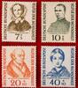 BUND 7+3/10+5/20+10/40+10 Pfennig Michel 222-225 - Wohlfahrt: Helfer der Menschheit -