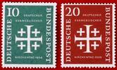 BUND 10/20 Pfennig Michel 235-236 - Deutscher Evangelischer Kirchentag -