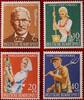 BUND 7+3/10+5/20+10/40+10 Pfennig Michel 297-300 - Wohlfahrt: Landwirtschaft -