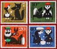 BUND 7+3/10+5/20+10/40+20 Pfennig Michel 340-343 - Wohlfahrt: Maerchen der Brueder Grimm -