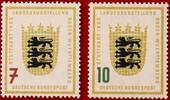 Deutschland 7/10 Pfennig Michel 212-213 - Landesausstellung Baden-Wuerttemberg -