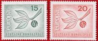 Deutschland 15/20 Pfennig Michel 483-484 - 27. September Europa -