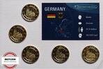 5 X 2 € 2011 BRD J 558 - Gedenkmünzen - NRW Kölner Dom - 24 K vergoldet UNC