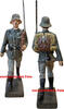Dritte Reich LINEOL - Best Nr. 5/37T Soldat marschierend Gewähr über- 1934-1939 - 7,5cm Serie -