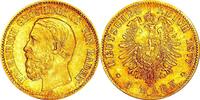 BADEN 5 Mark J 185, geprägt unter Friedrich I. -