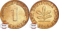 BRD 1 Pfennig 1948 F J 376 - Kursmünze BDL STG- 64.53 US$ Tax included +  11.73 US$ shipping