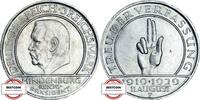 WEIMARER REPUBLIK 3 Reichsmark J 340 - Schwurhand -