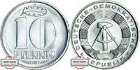 10 Pfennig 1987 A DDR J 1510 - Kursmünze der DDR STG