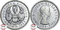 SÜD-RHODESIEN 1 Crown KM 27 - 100 Geburtstag von Cecil Rhodes -