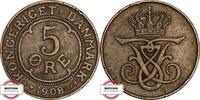 DÄNEMARK 5 Öre KM 806 - geprägt unter Frederik VIII. -