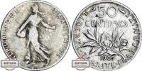 FRANKREICH 50 Centimes G 420 - Säerin vor aufgehender Sonne -