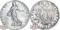 FRANKREICH 50 Centimes G 420 - Säerin vor aufgehender Sonne -