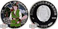 NORD-KOREA 100 Won KM 519 - Robin Hood - coloriert -